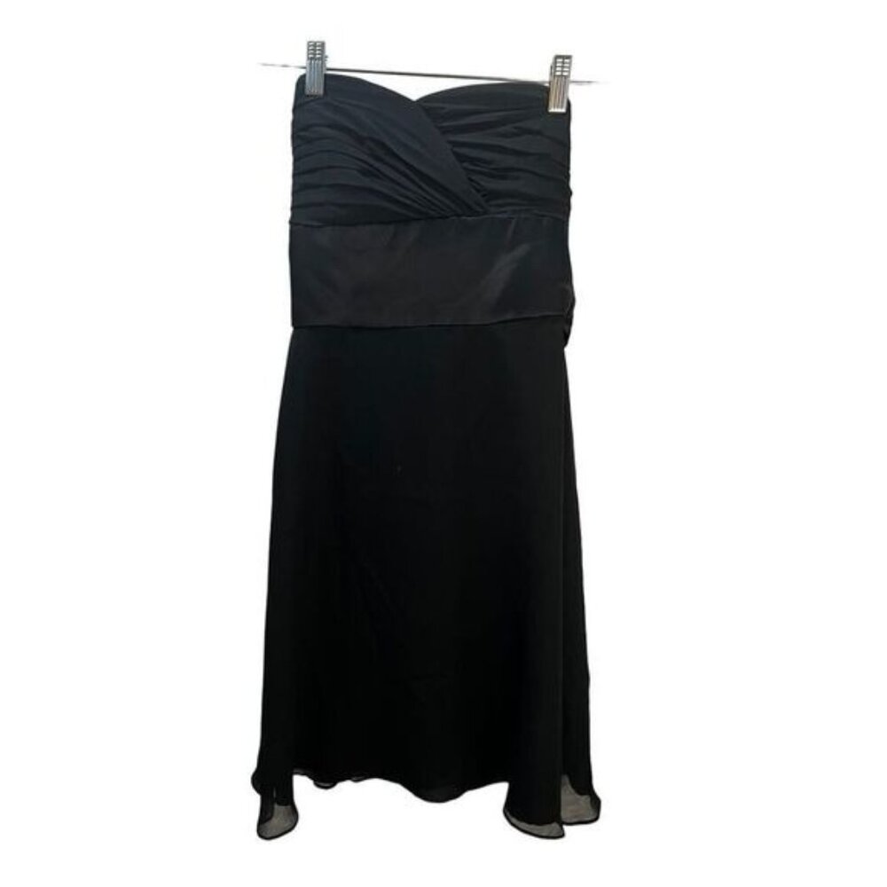 White House Black Market Black Classic Fit & Flare‎ Dress Size 0